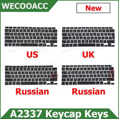 New US UK RU Russian Keyboard Key Keycaps For Apple Macbook Air 13" M1 A2337 Keycap Key Cap 2020 EMC 3598 Basic Keyboards