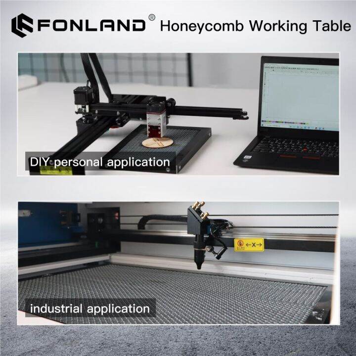 fonland-honeycomb-working-table-400-800mm-customizable-size-board-platform-laser-part-for-co2-laser-engraver-cutting-machine