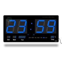 ต๊าส!!! JH-4622-4 นาฬิกาดิจิตอล นาฬิกาแวขนติดผนัง LED DIGITAL CLOCK นาฬิกาดิจิตอล รุ่น JH-4622-4 สีฟ้า (ได้เฉพาะ: JH-4622-4 : ฟ้า) สุดคุ้ม นาฬิกาแขวนผนัง นาฬิกาแขวนเก๋ๆ นาฬิกาแขวนใหญ่ นาฬิกา ติด ผนัง