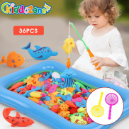 KiddoZone 36 Món Đồ Chơi Bể Cá Từ Tính Trò Chơi Dành Cho Trẻ Em Bàn Nước