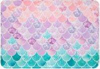 【cw】 Pink and Fantasy Scales Rug 24  39;  39;X16  39;  39; Super Soft Absorbent Shaggy Rugs Thicken Non