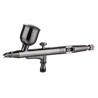 nasedal gravity dual - airbrush 0 . 3 มม. 7 ซีซีอุปกรณ์หัวพ่นสีดํา diy สําหรับใช้ในการเพ้นท์ตกแต่งเล็บ