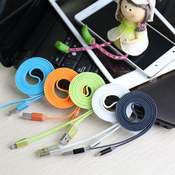 a-lovable-voxlink-1mflat-ก๋วยเตี๋ยว-type-c-usb-cdata-ชาร์จชาร์จลวด-cordphone-สาย-forxiaomi-สาย