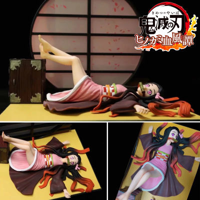 Figure ฟิกเกอร์ จากการ์ตูนเรื่อง Kimetsu no Yaiba Demon Slayer ดาบพิฆาตอสูร Kamado Nezuko คามาโดะ เนซึโกะ ชุดกิโมโน Ver Anime ของสะสมหายาก อนิเมะ การ์ตูน มังงะ คอลเลกชัน ของขวัญ Gift จากการ์ตูนดังญี่ปุ่น New Collection Doll ตุ๊กตา manga Model โมเดล