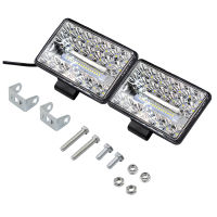 2Pcs Car Led Light Bar 4inch 60w Led For Offroad SUV ATV Tractor Boat Trucks Excavator Truck Driving Fog Lamp 12V 24V Work Light