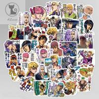 Alanime Decals DIY 40ชิ้นสติกเกอร์เครื่องเขียนแฟนๆของสะสมของขวัญ JoJo Scrapbooking สำหรับแล็ปท็อปกระเป๋ากีตาร์กระเป๋าเดินทางสติกเกอร์ลายอะนิเมะสติกเกอร์รถสติกเกอร์ตกแต่ง JoJo ผจญภัยที่แปลกประหลาด