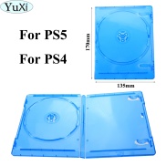 YuXi For PS5 PS4 Replacement Empty Game CD DVD Box Case for PS4 Disc Disk