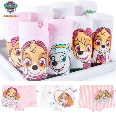 Kids Underwear / Kids Panties 4 PACK-- Girl PAW Patrol Cartoon Underwear Boxer Cute Printed Boxer Underwear