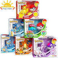 ToyClub 【คลังสินค้าพร้อม】Pokemon ตุ๊กตารูป Pikachu Bulbasaur Charmander การ์ตูนน่ารักอะนิเมะรูปของเล่นสำหรับคอลเลกชันแฟนๆ