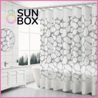 SUN BOX ของตกแต่งบ้าน ผ้าม่านอ่างอาบน้ำ กันน้ำกันน้ำได้ โรคราน้ำค้าง เพวา ม่านอาบน้ำในห้องน้ำ ฉากกั้นห้องน้ำ ม่านอาบน้ำสำหรับอาบน้ำ