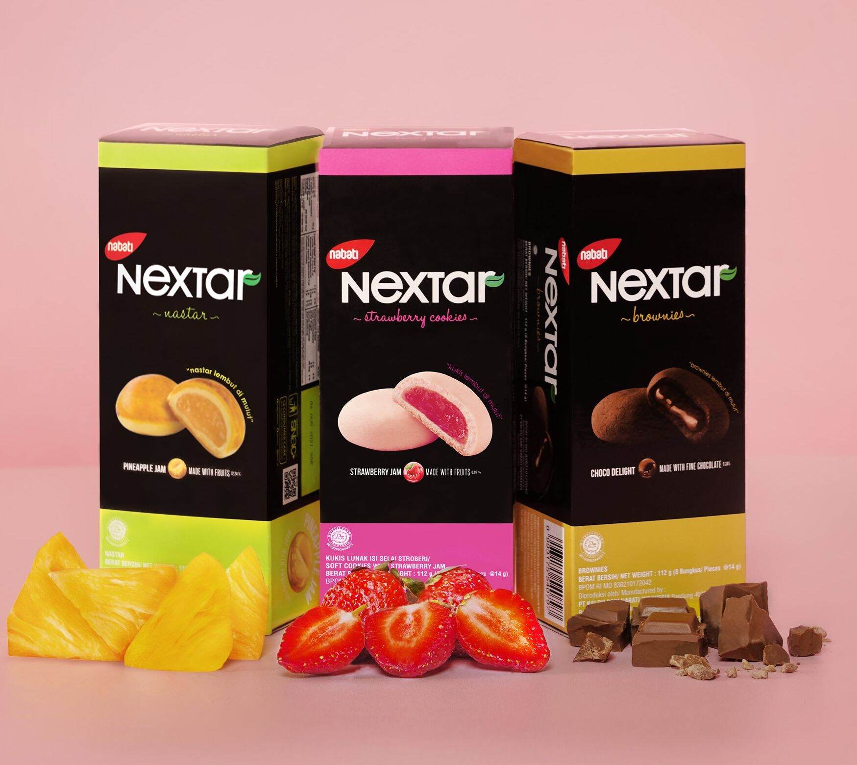 Nextar คุกกี้สอดไส้ช๊อคโกแลต บราวนี่สุดอร่อย จากมาเลเซียอร่อย 3 รสชาติ