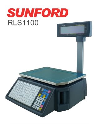 เครื่องชั่งน้ำหนัก พิมพ์ฉลากสินค้า SUNFORD RLS1100 30 กิโลกรัม พิมพ์ฉลากรายการสินค้า น้ำหนัก ราคา พร้อมบาร์โค้ด รับประกัน 3 ปี มีใบรับรอง