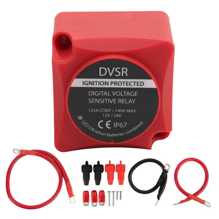 Voltage Sensitive Relay, Automatic Charging Battery Isolator Kit Safe
