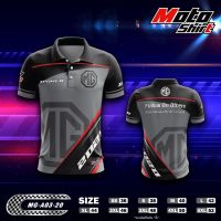 MOTOSHIRT เสื้อโปโล MG-A03-20 เสื้อพิมพ์ลาย เสื้อคอปกแขนสั้น