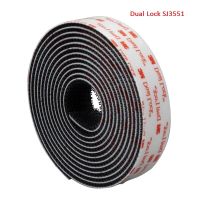 3M VHB Dual Lock Reclosable Fastener Tape SJ3551 Mushroom Self-Adhesive Tape Black Color Type 400 Hook and Loop Magic Tape Adhesives  Tape