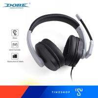 DOBE TY-1802 Stereo Heardphone หูฟังสเตอริโอ หัวเสียบ 3.5 mm. พร้อมไมโครโฟน/ สำหรับเครื่องเกม PS, PC, Nintendo Switch