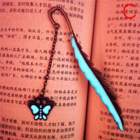 1Pc Butterfly Dragonfly Bookmark Luminous Bookmark Label Read Maker School Supplies Stationery