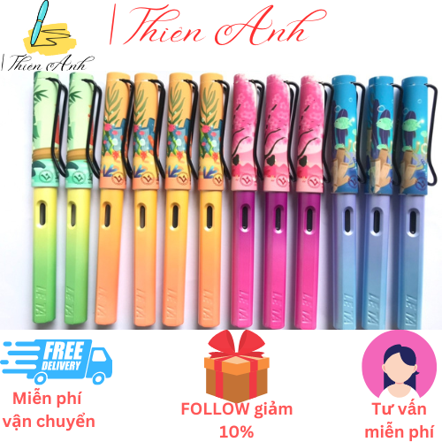 Bút LeTa 368 mẫu mới 3D nét siêu mảnh, ngòi lụa lá tre, thanh đậm tốt ...