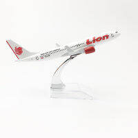 จัดส่งฟรี Lion Aeroplane รุ่นโบอิ้ง737เครื่องบิน16เซนติเมตรโลหะอัลลอย D Iecast 1:400เครื่องบินรุ่นของเล่นสำหรับเด็กคอลเลกชัน