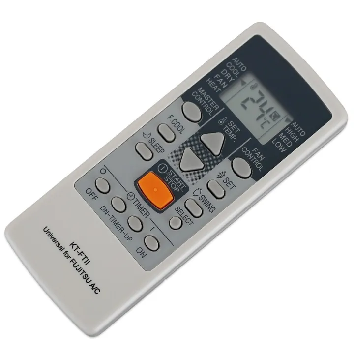 QUNDA KTFTII Universal Air Conditioner Remote Control for Fujitsu