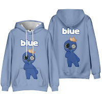 3D เกมอุปกรณ์ต่อพ่วง Rainbow Friends Rainbow Friends Casual Pullover Hooded Sweater