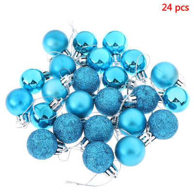 Rayua 24pcs Christmas Ball เครื่องประดับสำหรับตกแต่งต้นคริสต์มาสสำหรับงานแต่งงานคริสต์มาส