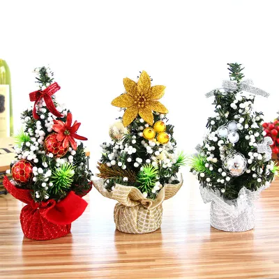 Holiday Decorations Christmas Supplies Childrens Gift New Year Decoration Mini Christmas Tree Xmas Flower Balls