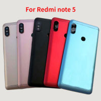 สำหรับ Xiaomi R Edmi หมายเหตุ5ปกหลังแผงประตูด้านหลังกรณีที่อยู่อาศัยที่มีปุ่มด้านข้าง + กล้องเลนส์เปลี่ยน