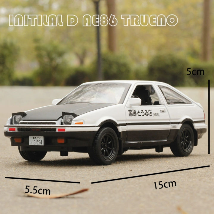 ใหม่128เริ่มต้น-d-toyota-ae86รถ-diecasts-ของเล่นรถการ์ตูน-miniature-scale-รุ่นรถดึงกลับของขวัญเด็ก