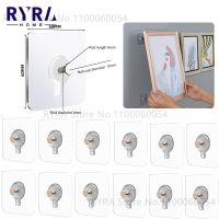 Self Adhesive Nails Hook For Photo Frame Picture Frame Hole Hanging Nail Wall Paste Tack Photos Cross Stitch Multi-Purpose Hooks