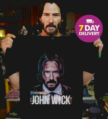 John Wick 3 Parabellum Movie T Shirt 2019 Keanu Reeves Shirt Black Cotton S-3Xl 2019 Unisex Tee XS-4XL-5XL-6XL