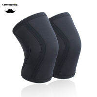 1คู่7มิลลิเมตรการบีบอัด Neoprene ยกน้ำหนักรองเข่าออกกำลังกายยิมฝึกอบรม Squats ป้องกันเข่า C Rossfit กระดูกสะบ้าหัวเข่ากีฬาความปลอดภัย