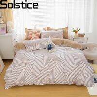 Caldwelllj Solstice Cartoon Pink Love symbol Bedding Sets 3/4pcs Childrens Boy Girl And Adult Beds Sheet Duvet Cover Bed Pillowcase