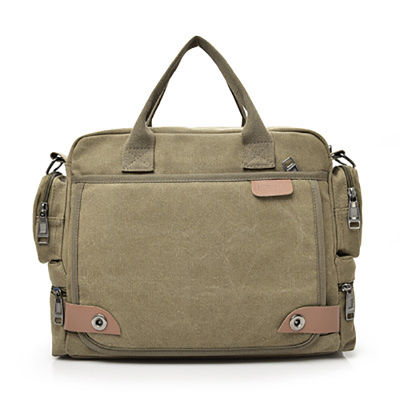 Multi-function Canvas Men Briefcase Bag Fashion Shoulder Bag For Men Business Casual Crossbody Messenger Bag Travel Bags ZXD6