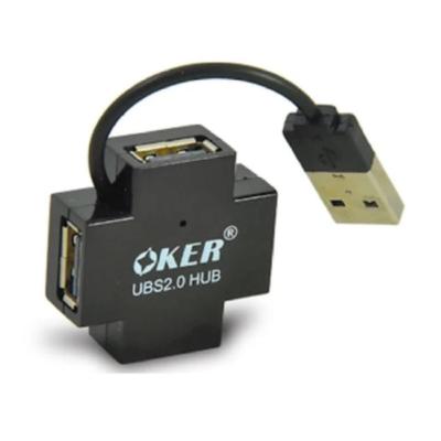 OKER USB Hub 4 Port V2.0 H-409 (สีดำ)