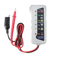 ❈▩ Lightweight Car Battery Checker Professional Battery Voltage Tester With 3 LED Indicator Lights And Control Chip Car Accessories