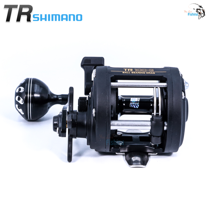 โปรโมชั่นมีจำนวนจำกัด-รอกตกปลา-shimano-tr-100-g-แถมฟรีแขนรอกกับบู๊ท-f-รอก-ทนถึกมาก