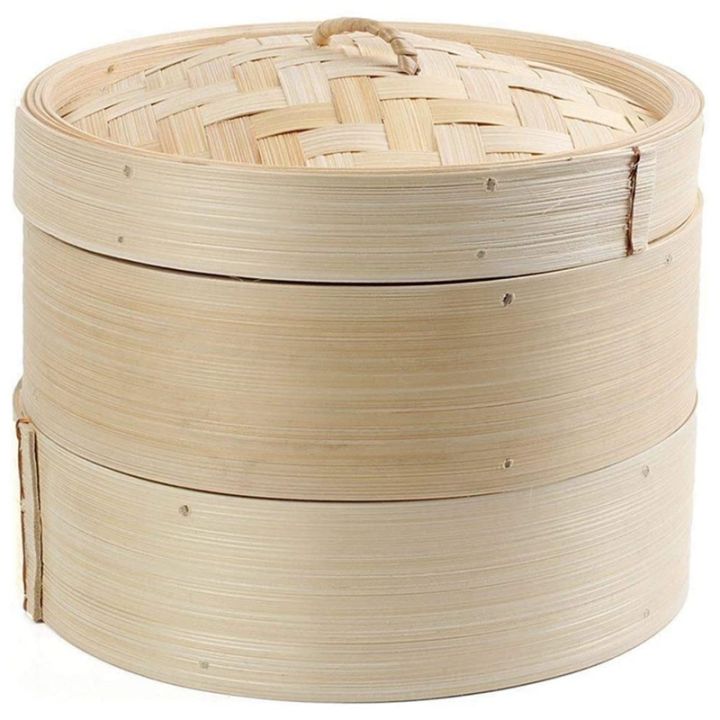 bamboo-steamer-2-tier-8-inch-dim-sum-basket-rice-pasta-cooker-set-with-lid-by-steam-basket-for-vegetables