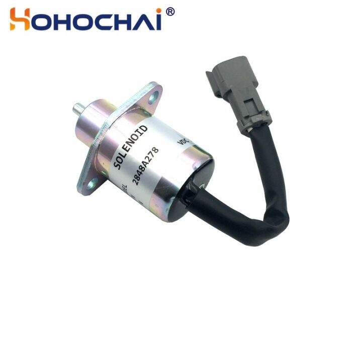 1 2848A278 12V Engine Fuel Shutoff Solenoid Valve Flameout Solenoid