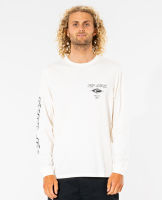 RIP CURL เสื้อยืดแขนยาว CTEVY9 FADE OUT ICON L/S TEE S21