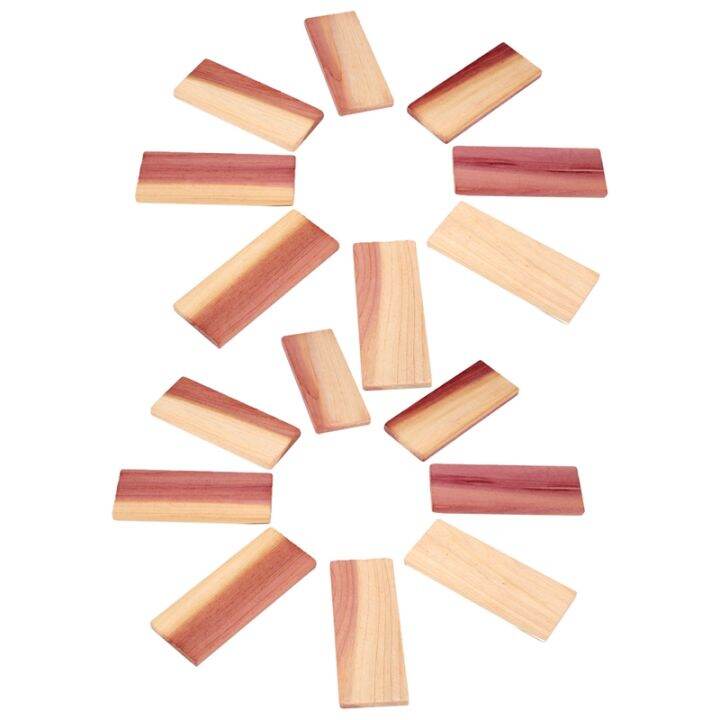 16 Pack Cedar Blocks for Closet,Red Cedar Blocks for Storage, Aromatic