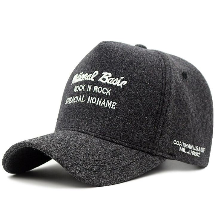 หมวกฮิปฮอปไซส์ใหญ่ชายขนแกะเสื้อโค้ทผู้ชายขนาดใหญ่-หมวกเบสบอล58-60-60-65cm-สำหรับหมวกเบสบอลฤดูหนาว