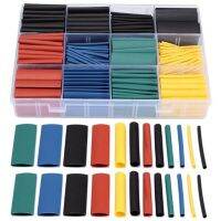 530PCS 2：1 Thermoresistant Tube Heat Shrink Wrapping Kit Assorted Wire Cable Sulation Sleeving Heat Shrink Tubing Cable Management