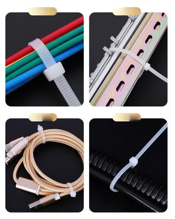 เคเบิ้ลไทร์-100-เส้น-เหนียวทนทาน-ล็อกแน่น-cable-tie-สายรัดรัดอเนกประสงค์-หนวดกุ้ง-สายรัด-พลาสติก