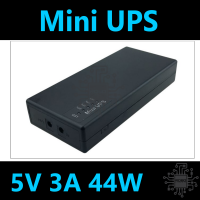 Mini UPS 5V 2A (44W) แบตสำรองไฟสำหรับ Router, Finger Scran