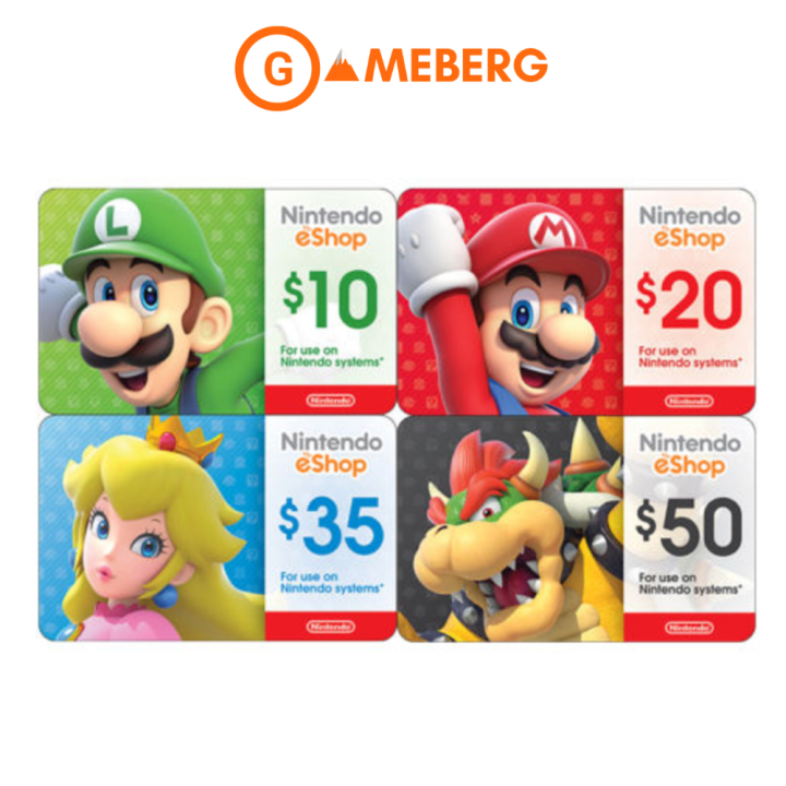 Nintendo eShop USA 10 / 20 / 35 / 50 USD - 15 min delivery