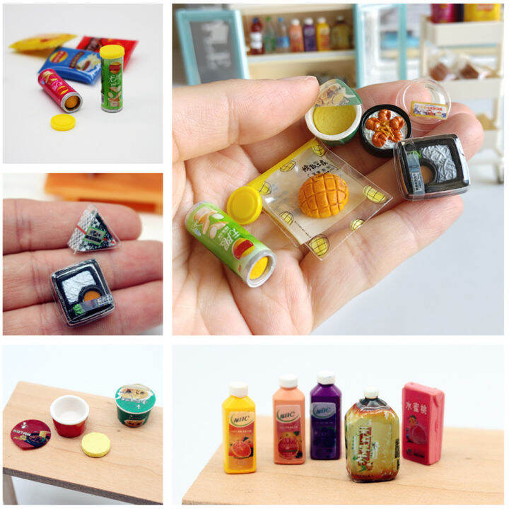MQ Mini Shop Food Dollhouse Accessories Mini Beverage /Bread/Potato