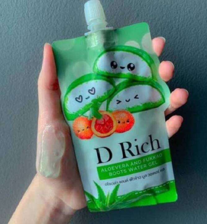 ส่งฟรี-ยกกล่อง-6-ซอง-เจลฟักข้าว-d-rich-ดีริช-30-มล-x-6-ซอง