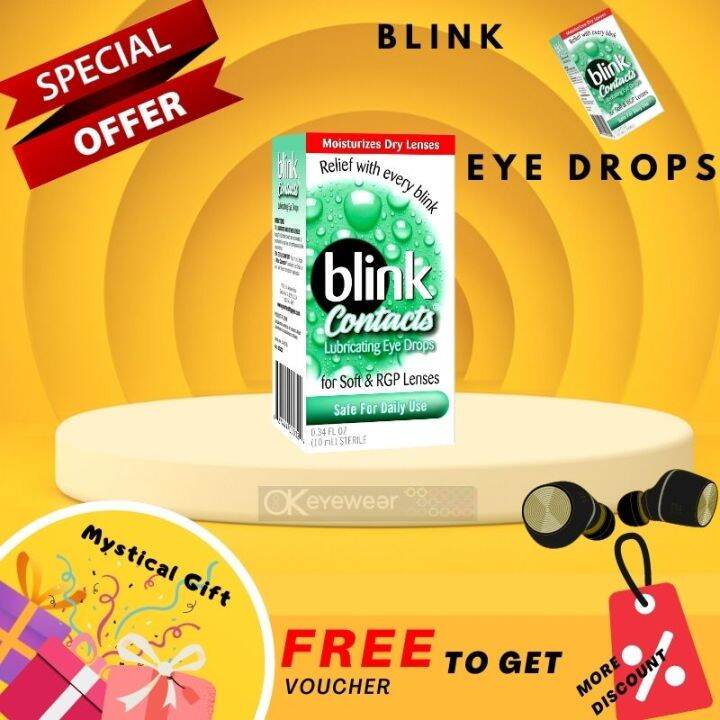 BLINK CONTACTS EYE DROPS 10ML Lazada