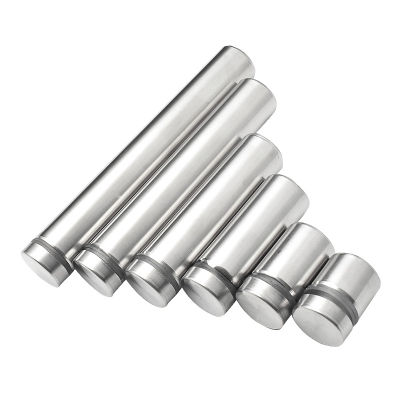 40pcs Glass Fasteners 12mm Stainless Steel Acrylic Advertisement Standoffs Pin Nails Billboard Fixing Screws Hardware
